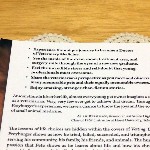 Veterinarian Bio - The Making of a Veterinarian - Picture 9 of 9